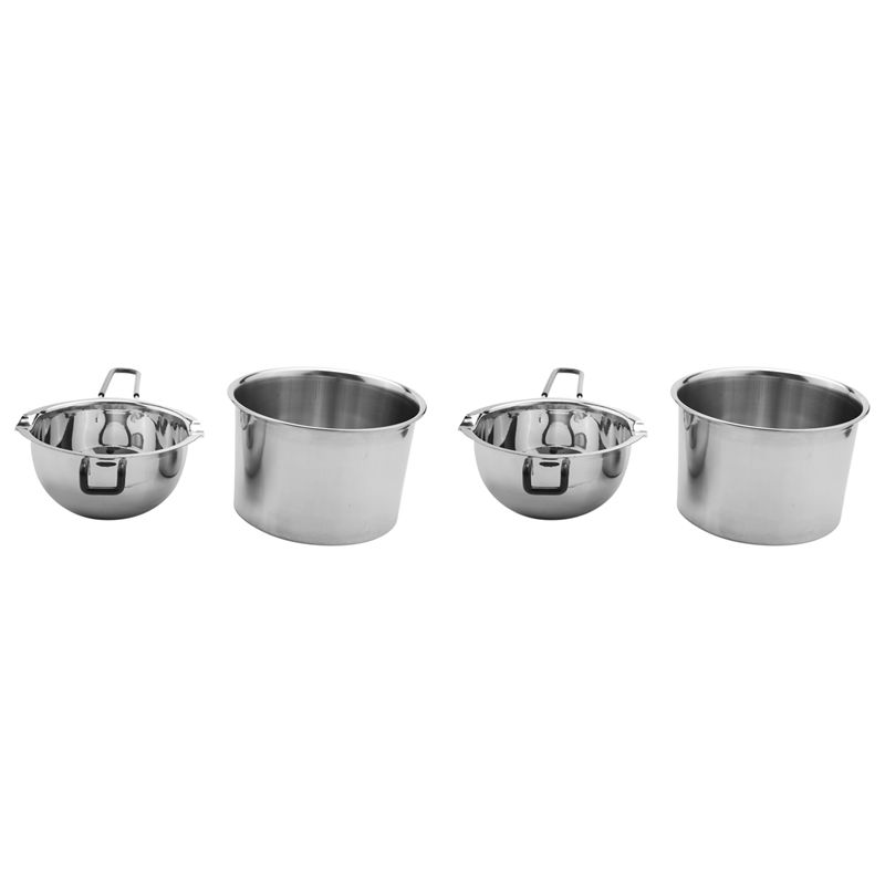 Soap Making Double Boiler - ABAH-4팩 더블 보일러 냄비 세트 스테인리스
