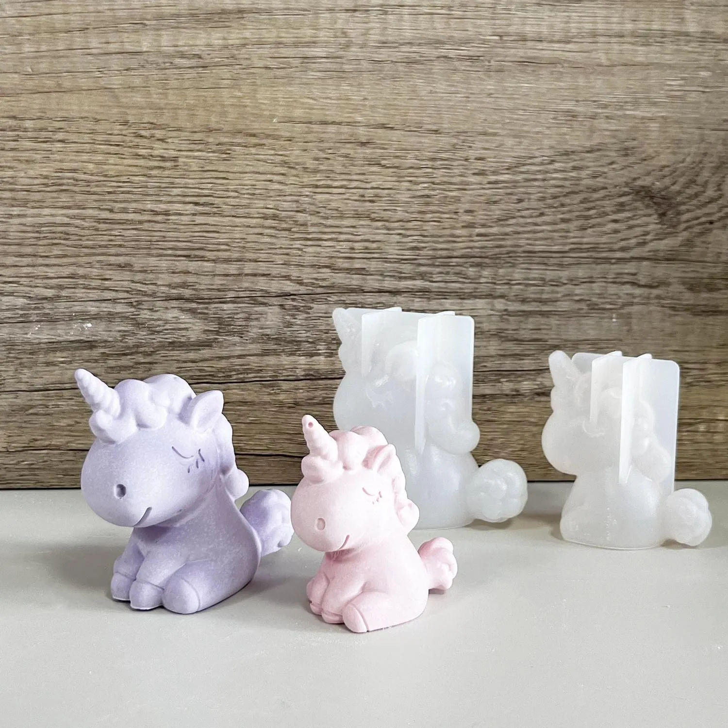 Soap Making Vendors - 3D 기하학 실리콘 유니콘 고양이 사슴