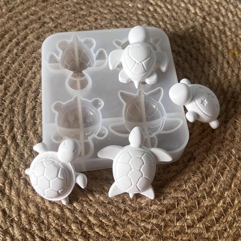 Soap Making Party - 네 마리 거북이 플라스터 실리콘 몰드