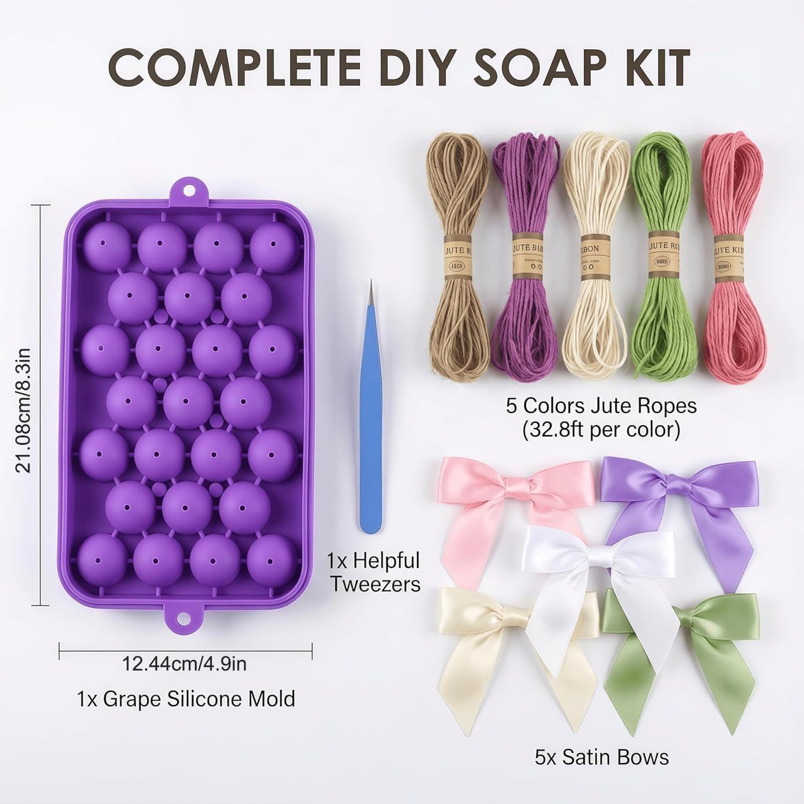 Soap Making Hobby - 크리 에이 티브 포도 비누 금형