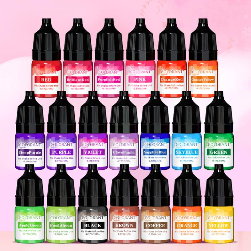 Soap Making Dye - 5ml/병 양초 왁스 안료 착색제 무독성