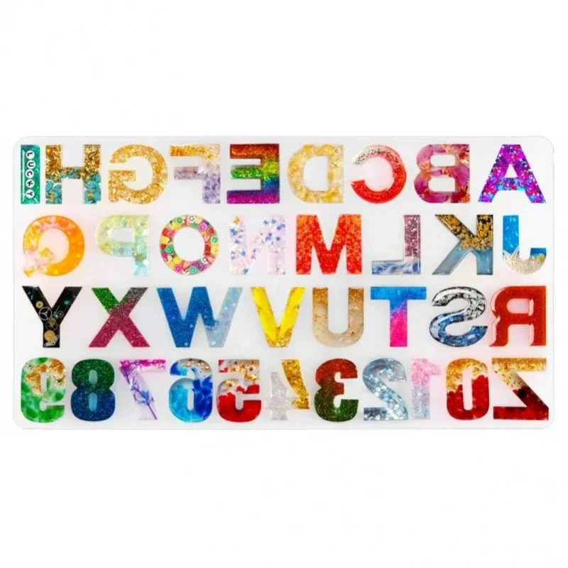 Soap Making Vendors - 1pc/2pcs/3pcs LettersAtoZ,Number0to9실리콘 몰드, DIYCrafts용, 비누 만들기,