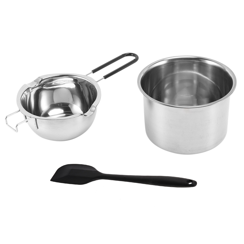 Soap Making Double Boiler - 실리콘 주걱 달린 더블 보일러 냄비