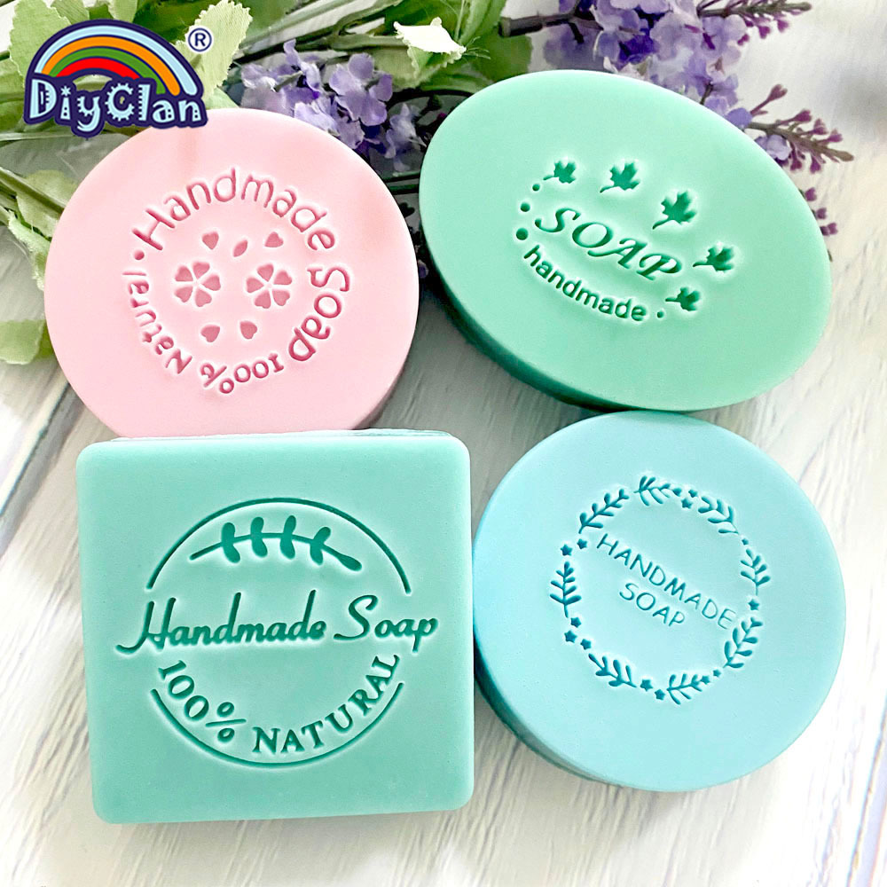 Soap Stamp Custom - 크리에이티브 식물 수제 비누 시리즈 비누