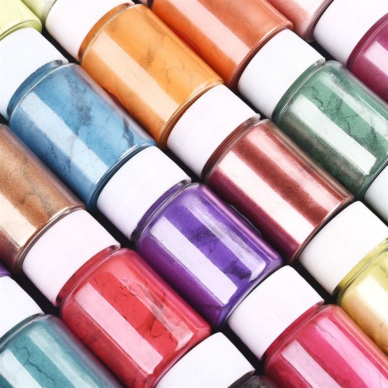 Soap Making Dye - 24 색상 10g 거울 천연 운모