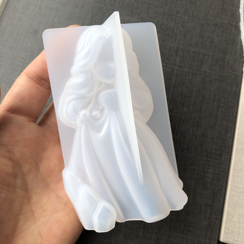3D 귀여운 공주 실리콘 양초 금형 천사 소녀 비누 수 - Soap Making Vendors 리뷰 및 가격