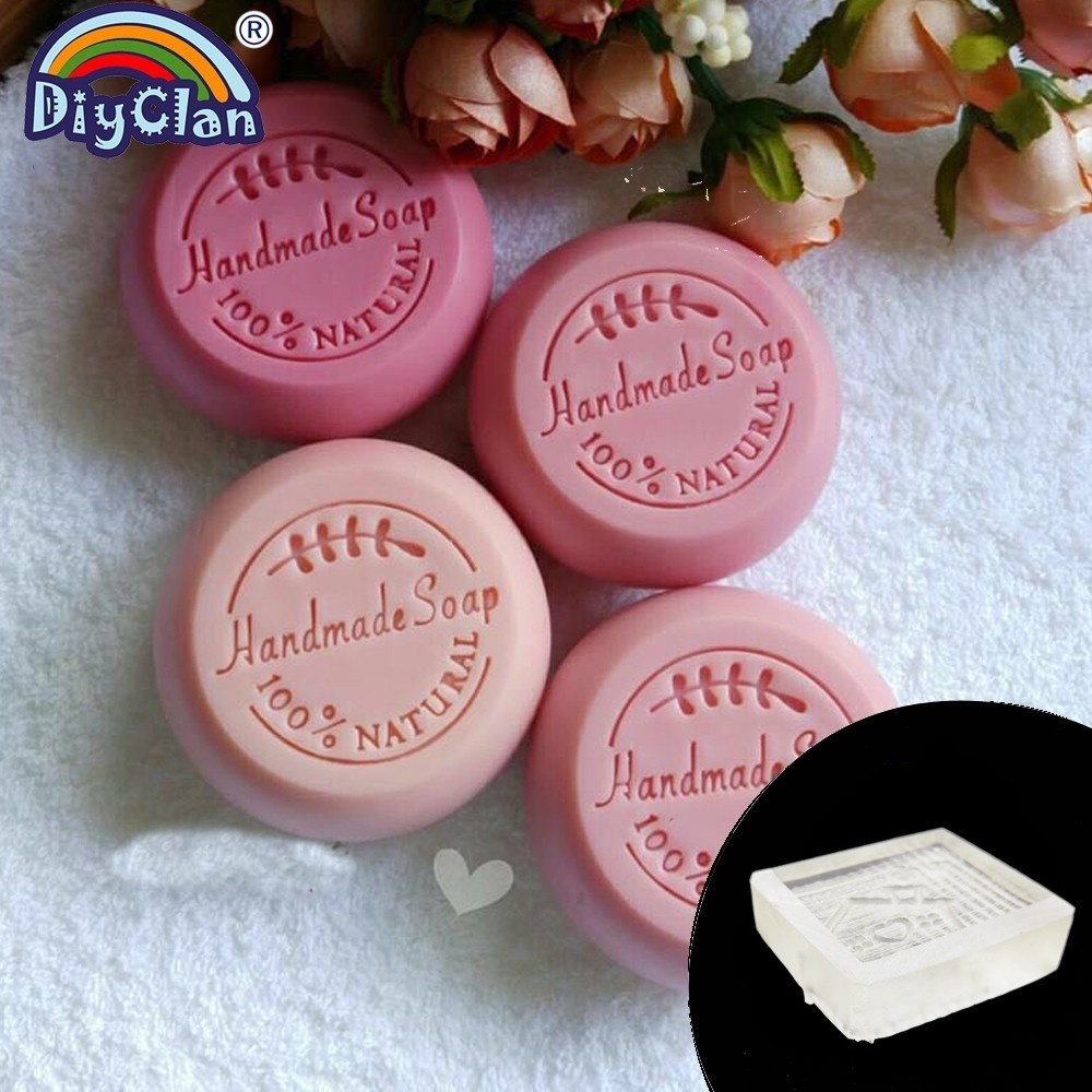 100% 천연 수제 비누 스탬프, 투명 올리브 가지,  - Soap Stamp Custom 리뷰 및 가격
