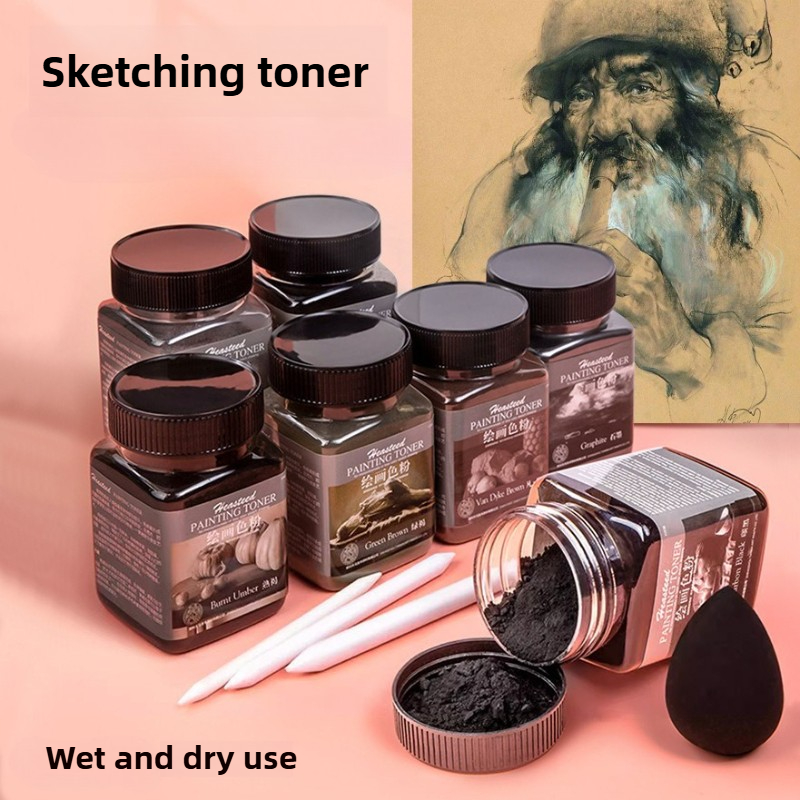 10가지 색상 스케치 토너 건식 및 습식 그래파이트 숯 - Activated Charcoal Powder 리뷰 및 가격