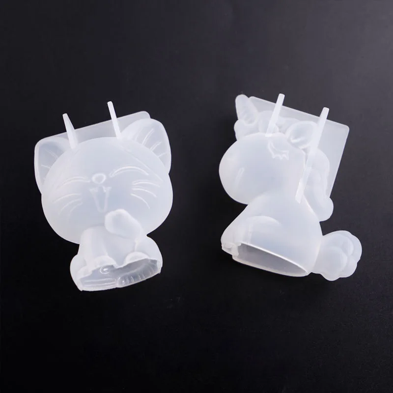 3D 기하학 실리콘 유니콘 고양이 사슴 곰 금형 비누  - Soap Making Vendors 리뷰 및 가격