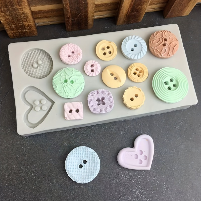버튼 모양 실리콘 몰드 비누 및 양초 장식 도구용 실리 - Soap Making Tutorial 리뷰 및 가격
