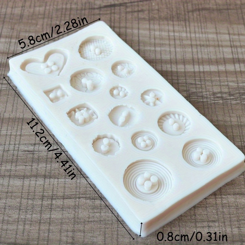 버튼 모양 실리콘 몰드 비누 및 양초 장식 도구용 실리 - Soap Making Tutorial 리뷰 및 가격