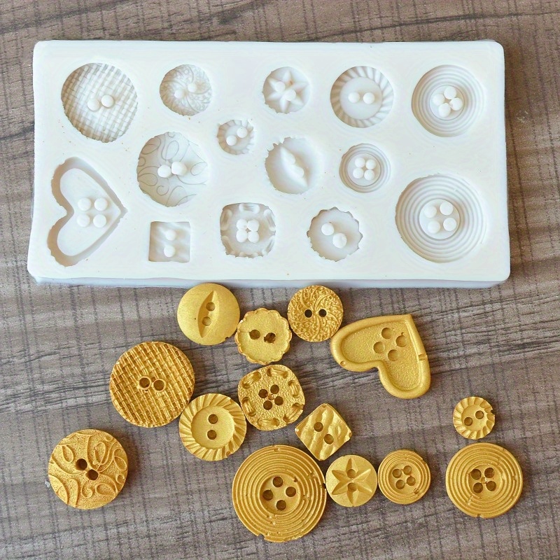 버튼 모양 실리콘 몰드 비누 및 양초 장식 도구용 실리 - Soap Making Tutorial 리뷰 및 가격