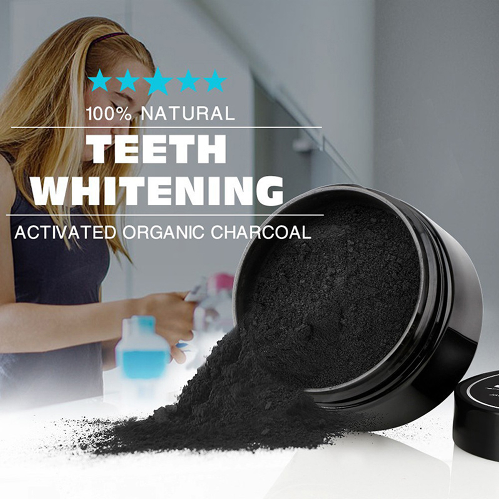 천연 활성화 유기농 숯 레몬 향 치아 미백 파우더, 상 - Activated Charcoal Powder 리뷰 및 가격