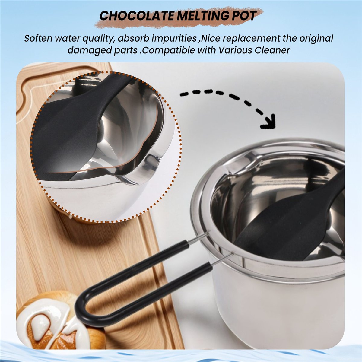 더블 보일러 냄비 세트 스테인리스 스틸 멜팅팟, 초콜릿 - Soap Making Double Boiler 리뷰 및 가격