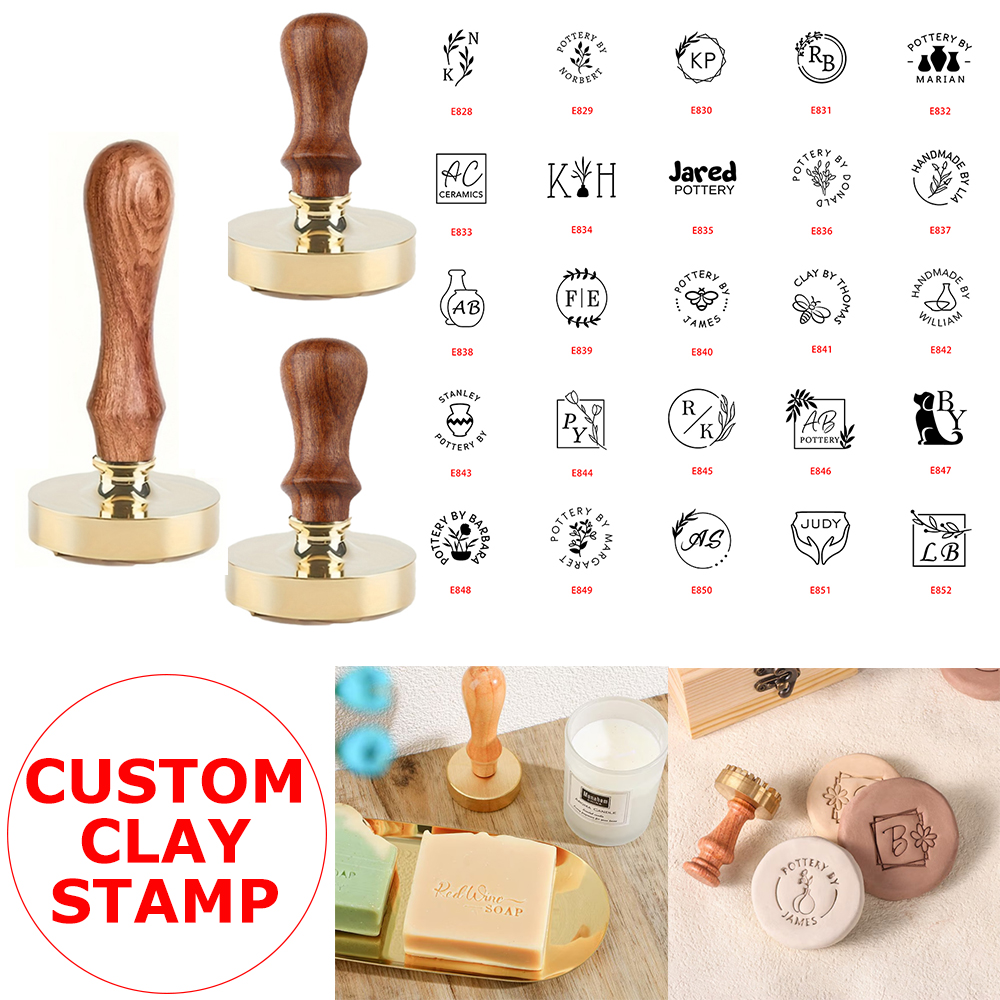 개인 맞춤형 로고 디자인 클레이 스탬프, 맞춤형 도자기 - Soap Stamp Custom 리뷰 및 가격