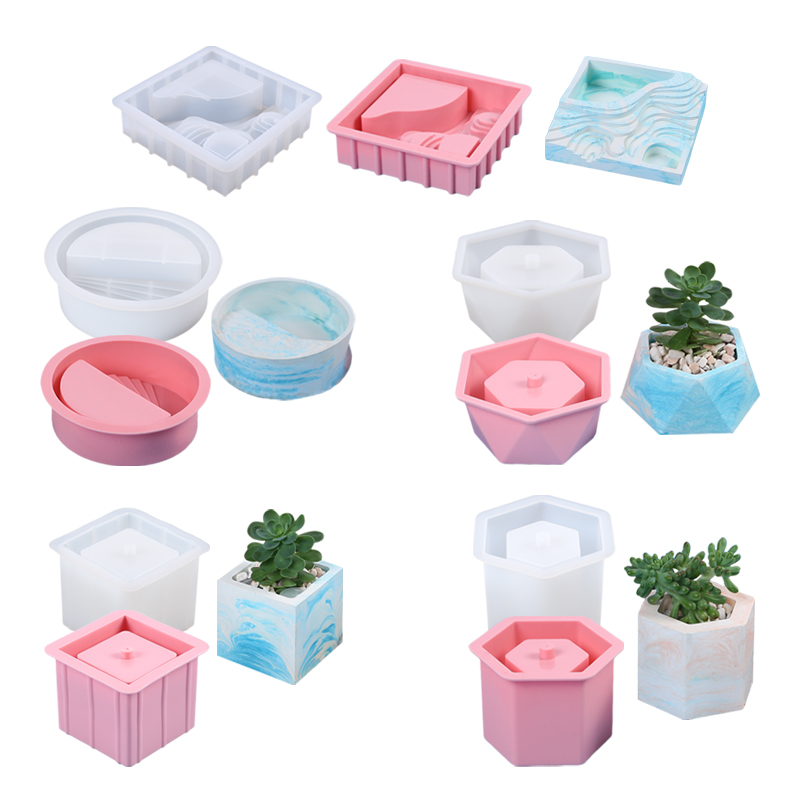 즙이 많은 화분 실리콘 금형 화분 꽃병 식물 꽃 냄비  - Soap Making Pot 리뷰 및 가격