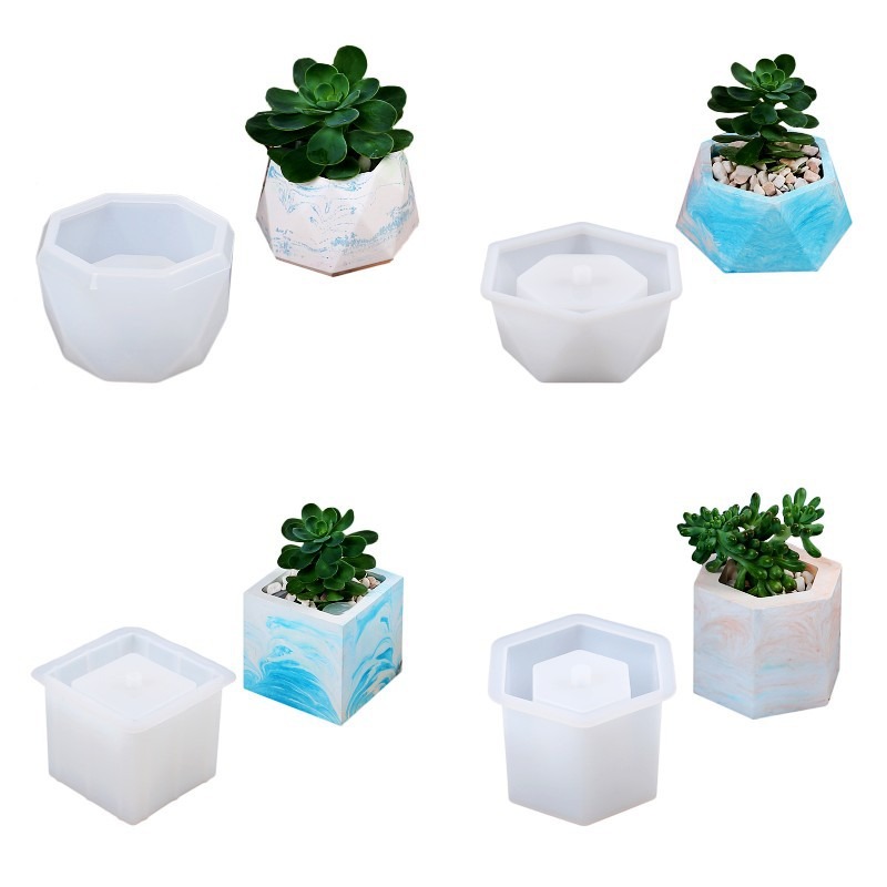 즙이 많은 화분 실리콘 금형 화분 꽃병 식물 꽃 냄비  - Soap Making Pot 리뷰 및 가격