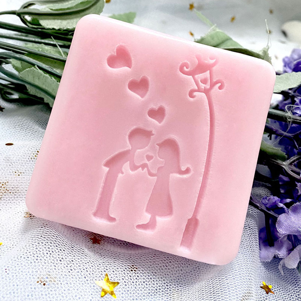 사랑 단어 발렌타인 데이 꽃 만화 패턴 비누 스탬프 수 - Soap Stamp Custom 리뷰 및 가격