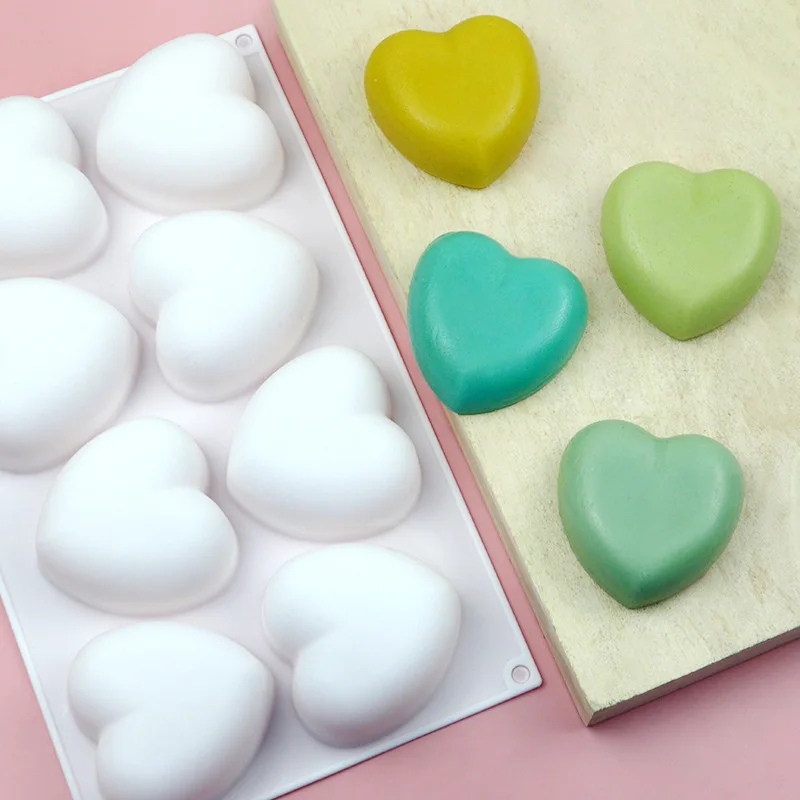 사랑 심장 실리콘 비누 금형 수제 양초 만들기 키트 D - Soap Making Activity 리뷰 및 가격