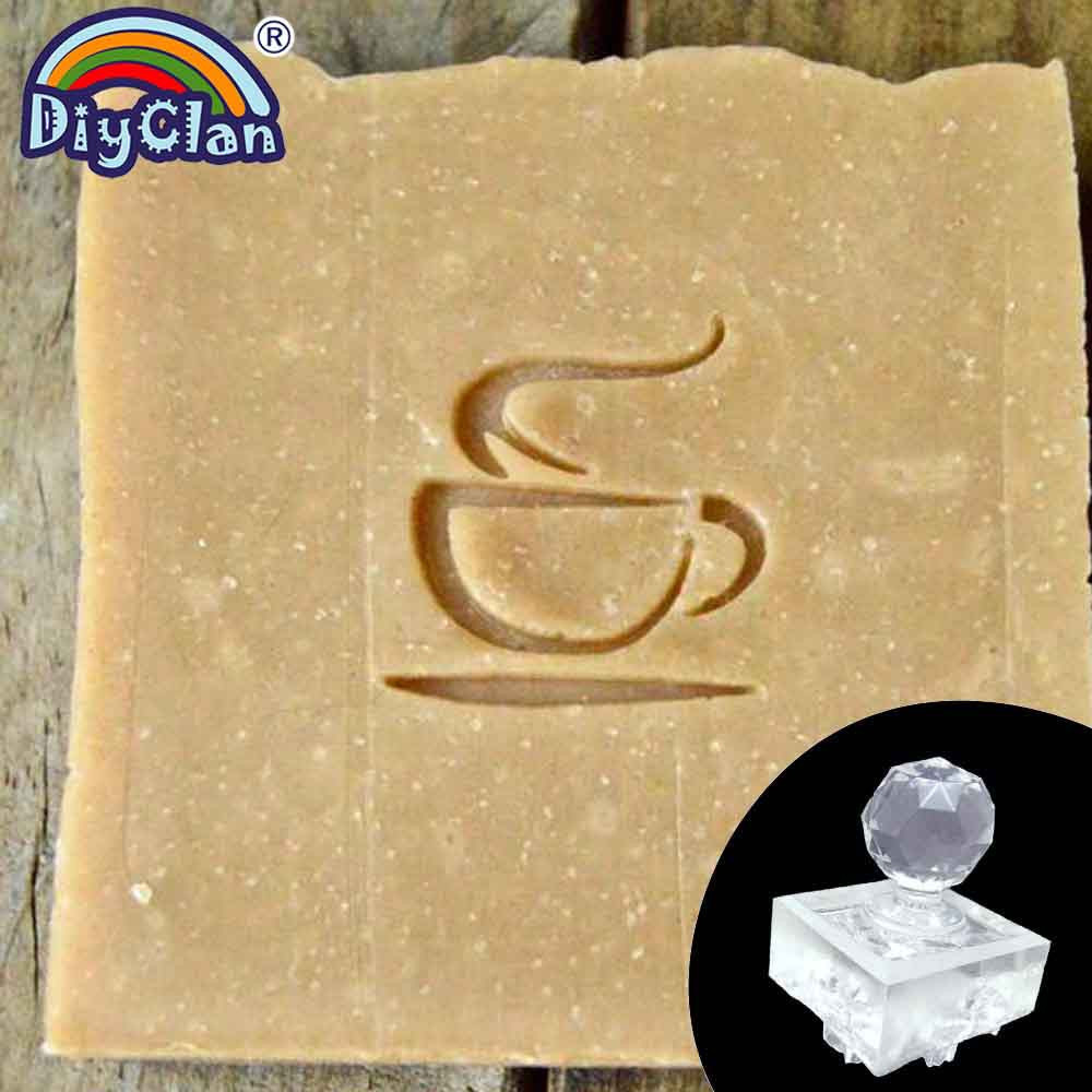 커피 콩 패턴 수제 비누 스탬프 커피 컵 투명 Diy  - Soap Stamp Custom 리뷰 및 가격