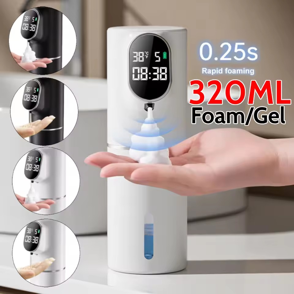 미 자동 LED 액체 거품 비누 디스펜서 5단계 조절  - Soap Making Machine 리뷰 및 가격