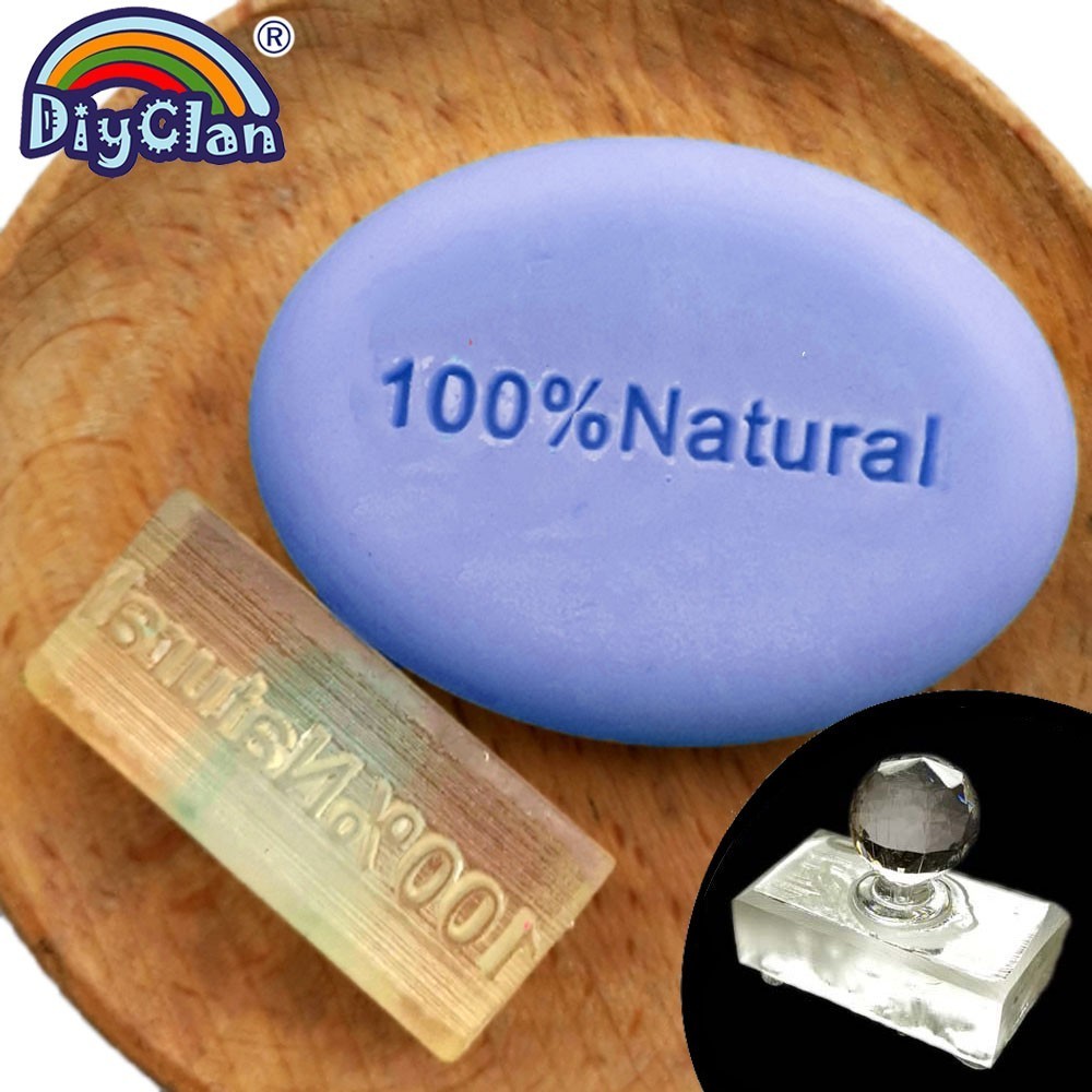 수제 수지 투명 비누 스탬프 100% 천연 DIY 유기 - Soap Stamp Custom 리뷰 및 가격