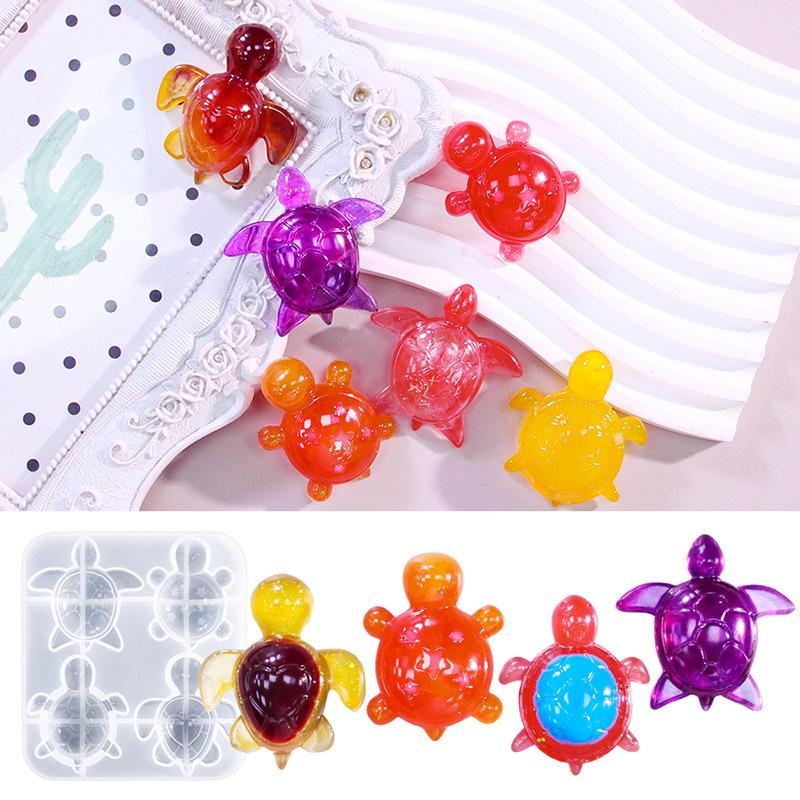 네 마리 거북이 플라스터 실리콘 몰드 DIY 하트 스타 - Soap Making Party 리뷰 및 가격