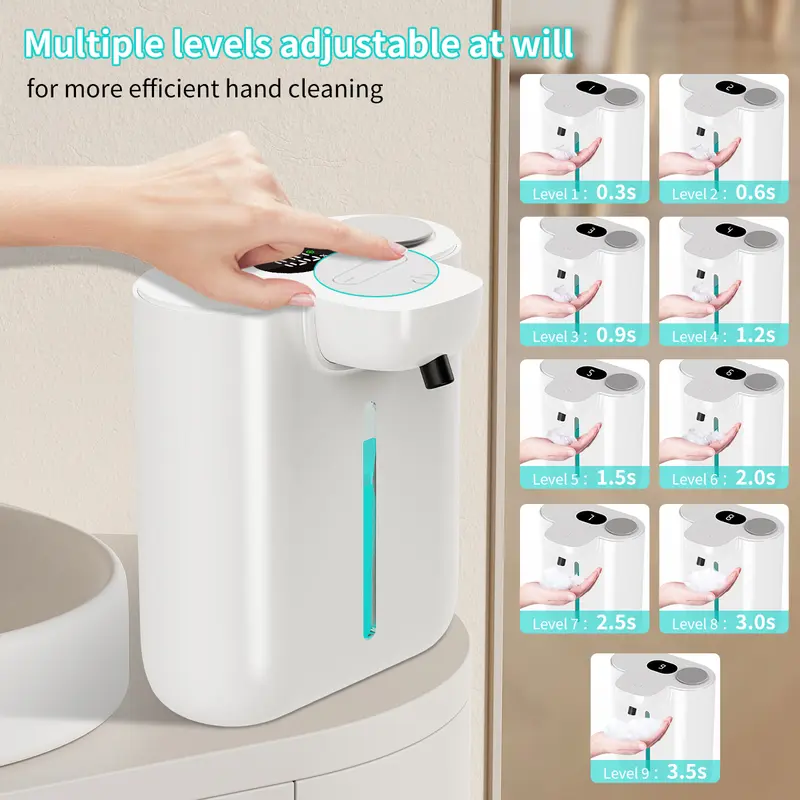 500ML 대용량 9단계 조절 가능한 거품/액체 IPX - Soap Making Machine 리뷰 및 가격