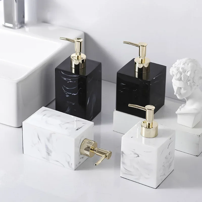 호텔 손 소독제 병 대리석 사각형 수지 비누 디스펜서  - Soap Making Pot 리뷰 및 가격