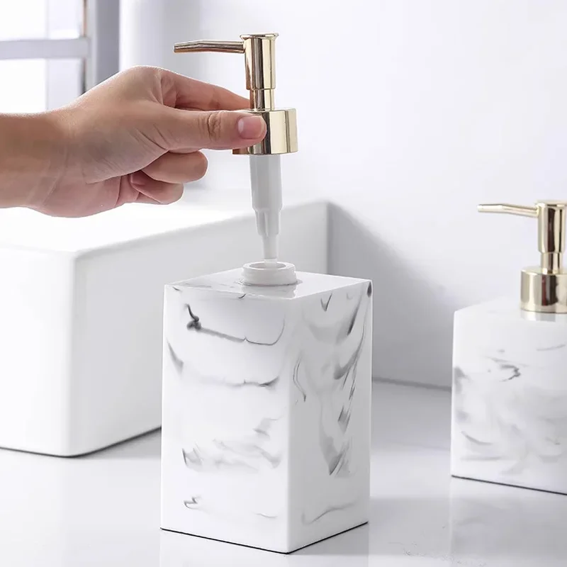 호텔 손 소독제 병 대리석 사각형 수지 비누 디스펜서  - Soap Making Pot 리뷰 및 가격