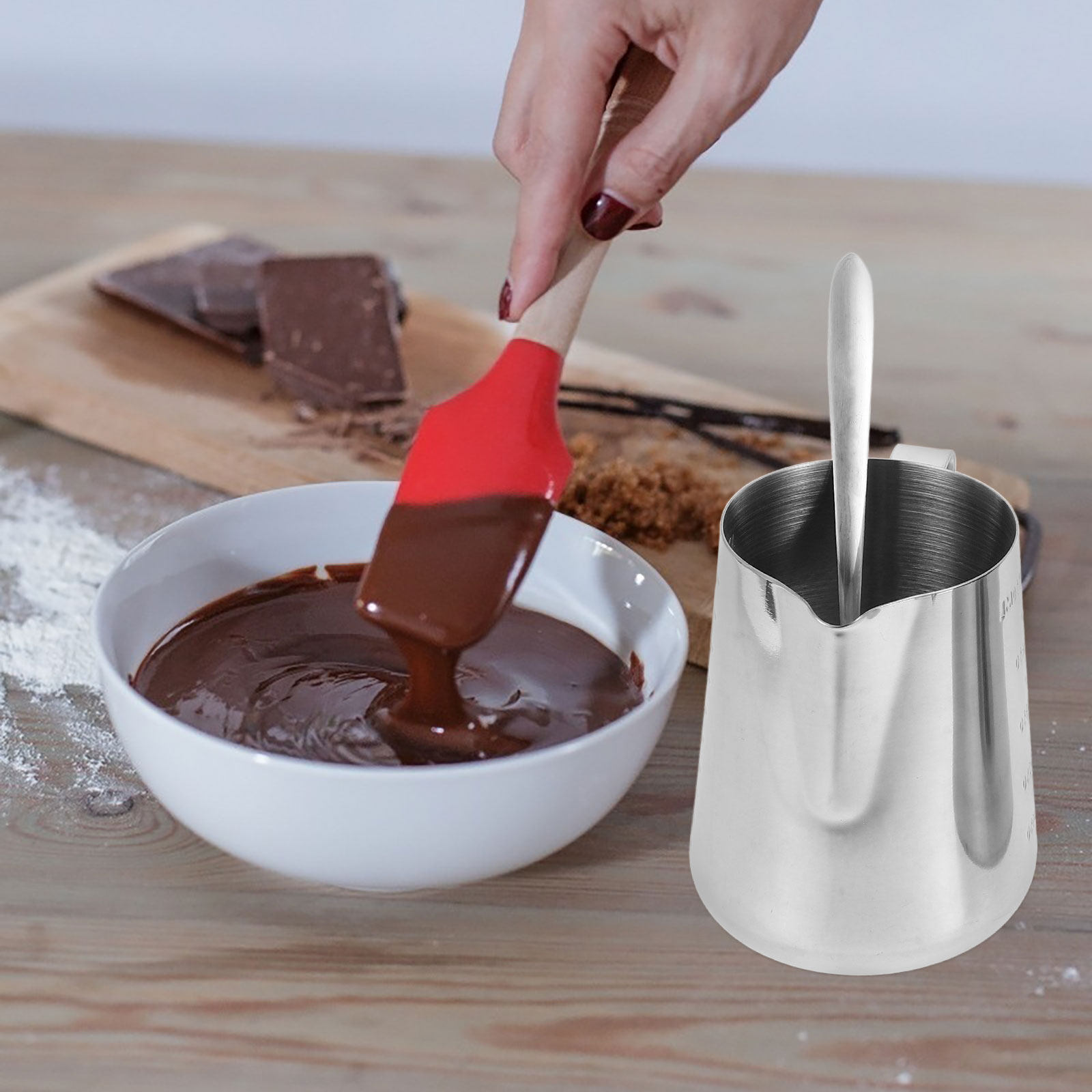 내열 스테인리스 스틸 멜팅 팟 세트, 왁스, 초콜릿,  - Soap Making Double Boiler 리뷰 및 가격