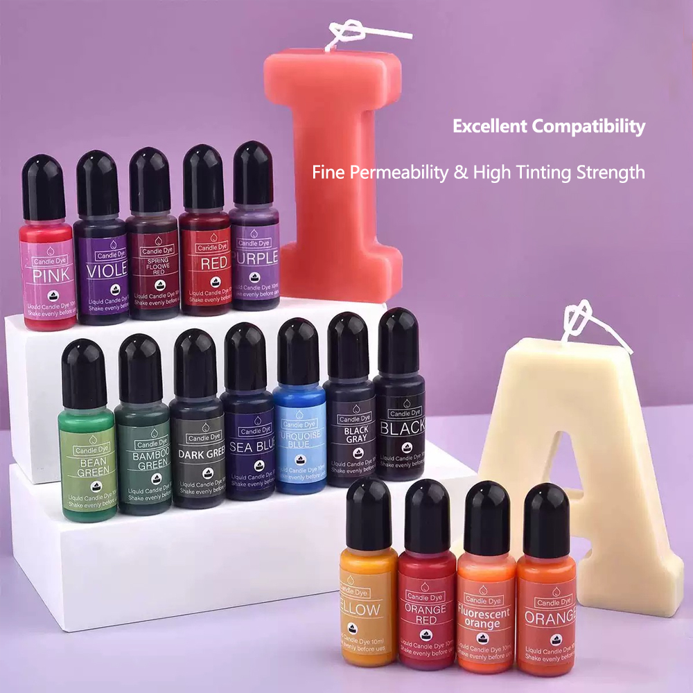 10ml 고색도 캔들 액상 염료 멀티컬러 DIY 색소, - Soap Making Dye 리뷰 및 가격