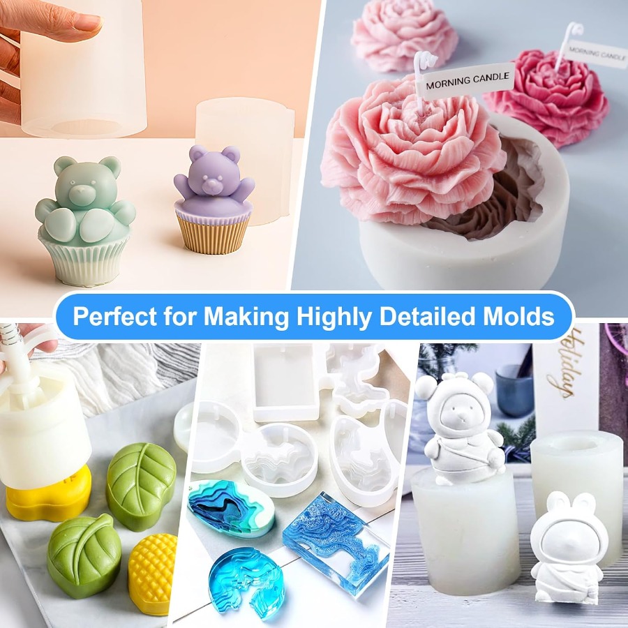 실리콘 몰드 제작 키트, 38.8oz 15A 탄성 액상 - Soap Making Vendors 리뷰 및 가격