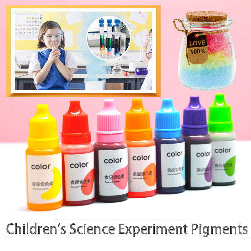 10ml 5 색 어린이 과학 실험 식품 학년 안료 물  - Soap Making Dye 리뷰 및 가격