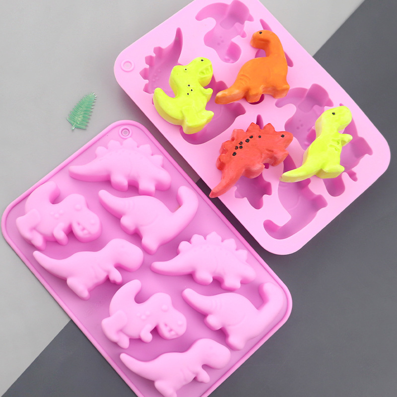 블루스 도매 8종 공룡 만화 실리콘 케이크 틀 DIY  - Soap Making Tutorial 리뷰 및 가격